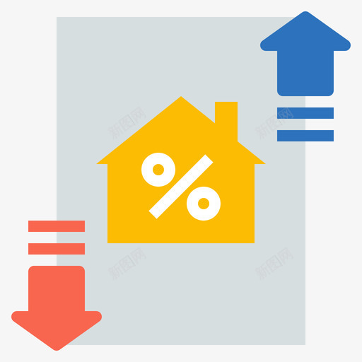 价格房地产238持平图标svg_新图网 https://ixintu.com 价格 房地产 持平