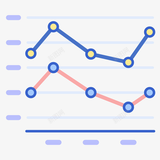 折线图信息图6线颜色图标svg_新图网 https://ixintu.com 信息 折线 线图 颜色