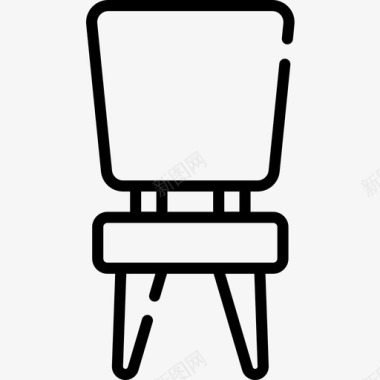 椅子家居用品24直线型图标图标