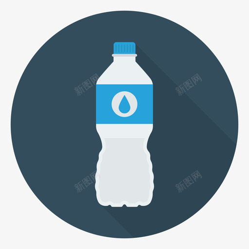 瓶子健康与健身1圆形图标svg_新图网 https://ixintu.com 健康 健身 圆形 瓶子