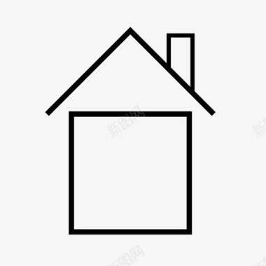房子家门图标图标