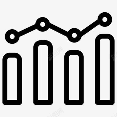 柱状图分析条形图图标图标