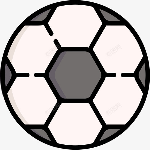足球葡萄牙5线形颜色图标svg_新图网 https://ixintu.com 线形 葡萄牙 足球 颜色