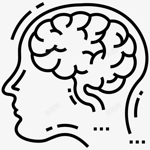 人脑小脑大脑图标svg_新图网 https://ixintu.com 人脑 医用 器官 图标 大脑 大麻 小脑 思维 细胞 麻线