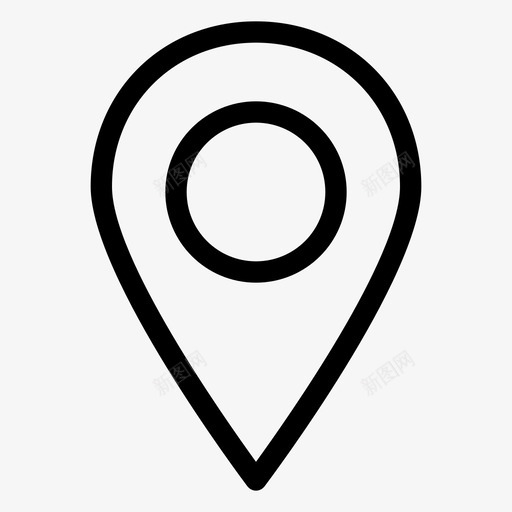 地图pingps地图标记svg_新图网 https://ixintu.com 位置 卖家 商店 在线 地图 标记 电子商务 订单