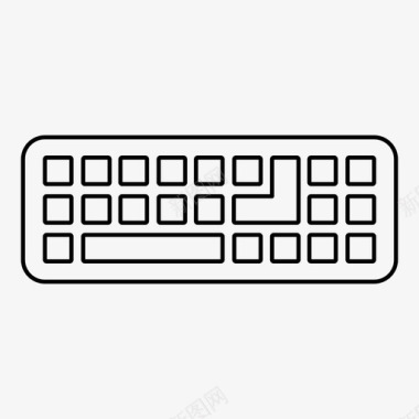 键盘计算机输入图标图标
