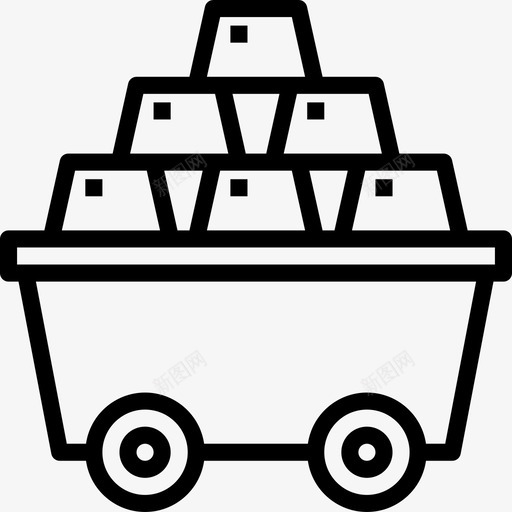 金库商业动机10线性图标svg_新图网 https://ixintu.com 动机 商业 线性 金库