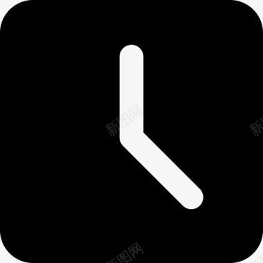 时钟日期和时间7已填充图标图标