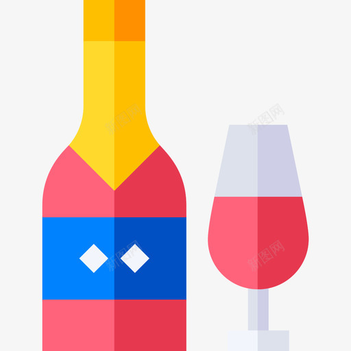 葡萄酒7月4日平淡图标svg_新图网 https://ixintu.com 4日 7月 平淡 葡萄酒