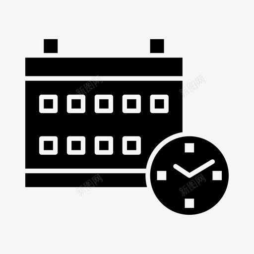 日历日期教育图标svg_新图网 https://ixintu.com 力量 教育 日历 日期 现代 知识