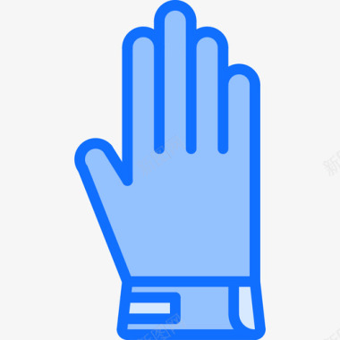 手套建造者3蓝色图标图标