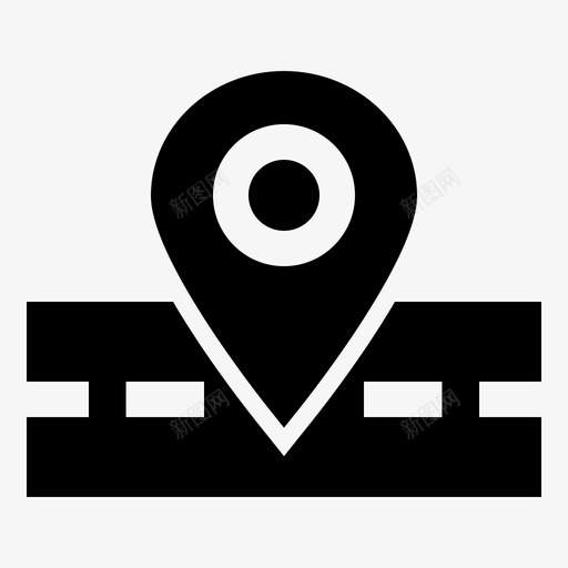 街道地图位置地点图标svg_新图网 https://ixintu.com 位置 地图 地点 旅行 街道 路线