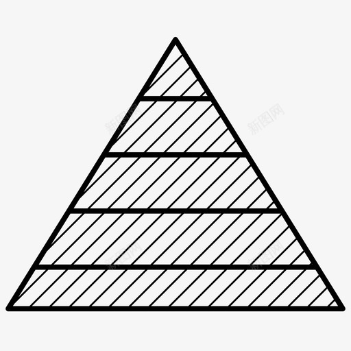 金字塔数据步骤图标svg_新图网 https://ixintu.com 信息 数据 步骤 金字塔