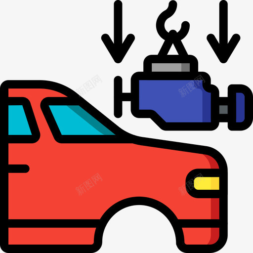 装配发动机制造26线性颜色图标svg_新图网 https://ixintu.com 制造 发动机 线性 装配 颜色