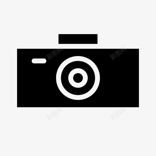 照相机镜头媒体图标svg_新图网 https://ixintu.com 光学 媒体 快门 照相机 镜头