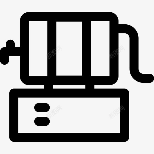 木桶啤酒42线性图标svg_新图网 https://ixintu.com 啤酒 木桶 线性