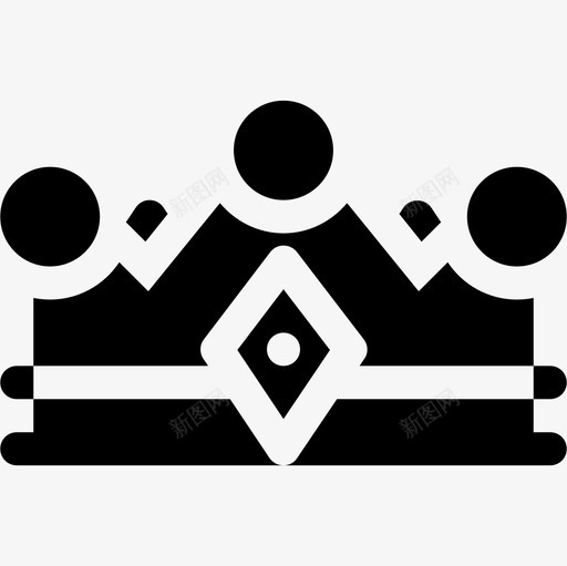 皇冠名声25充满图标svg_新图网 https://ixintu.com 充满 名声 皇冠