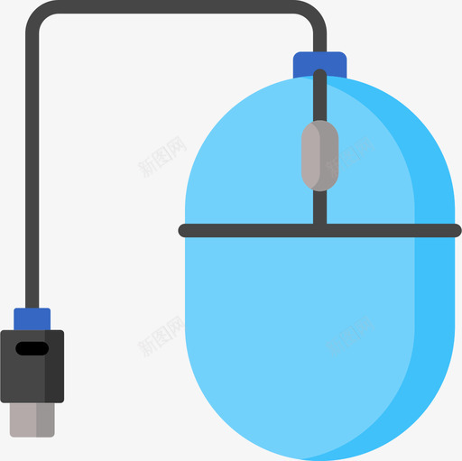 鼠标技术89扁平图标svg_新图网 https://ixintu.com 扁平 技术 鼠标