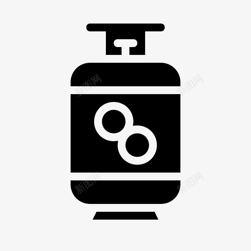 气体气瓶工业图标svg_新图网 https://ixintu.com 储罐 工业 气体 气瓶