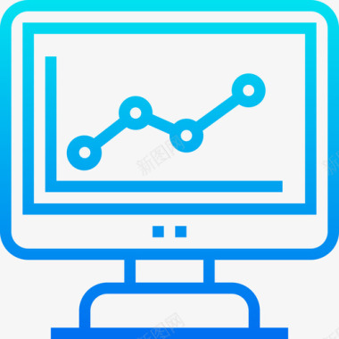 营销搜索引擎优化和商业2梯度图标图标