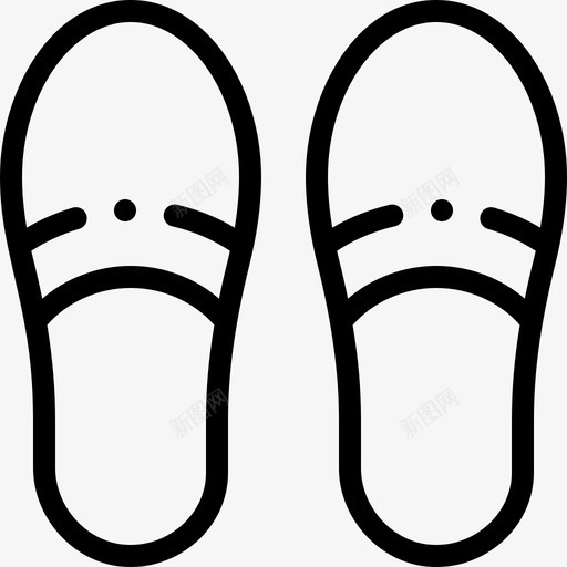 拖鞋夏装8件直筒图标svg_新图网 https://ixintu.com 8件 夏装 拖鞋 直筒