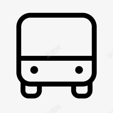 公共汽车长途汽车通勤图标图标