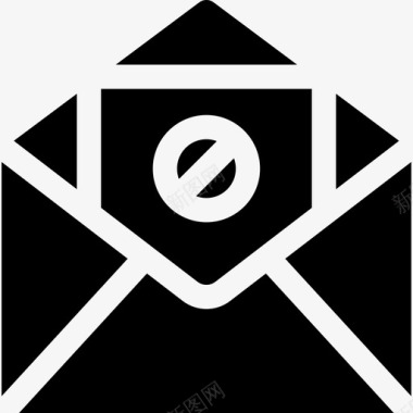 方块电子邮件52已填充图标图标