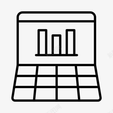笔记本电脑数码技术图标图标