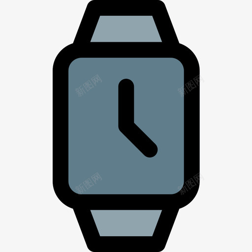 智能手表日期和时间5线性颜色图标svg_新图网 https://ixintu.com 手表 日期 时间 智能 线性 颜色