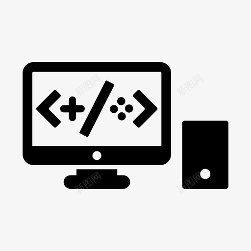 游戏开发开发者编程图标svg_新图网 https://ixintu.com 开发 开发者 游戏 编程 网络