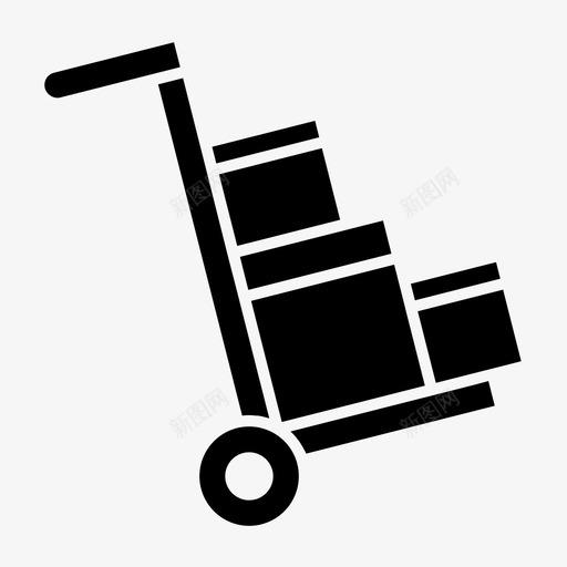 搬运工送货物流图标svg_新图网 https://ixintu.com 供应链 搬运工 物流 运输 送货