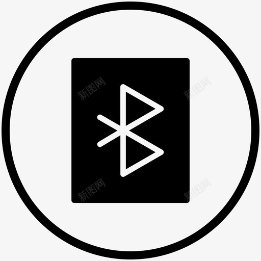 蓝牙通信连接图标svg_新图网 https://ixintu.com 信号 基本 数据传输 蓝牙 设计 连接 通信 通信连