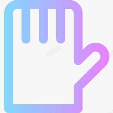 手套清洁83梯度图标图标