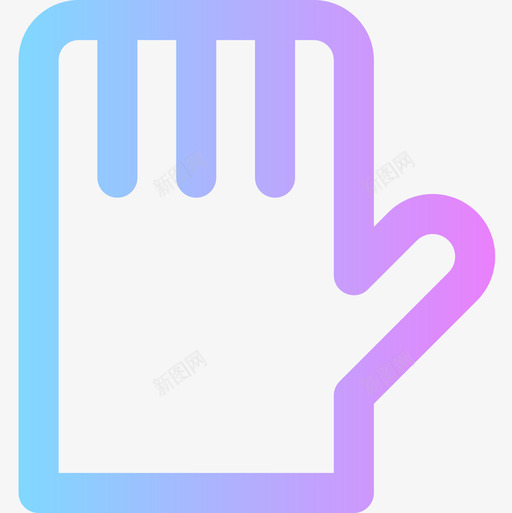 手套清洁83梯度图标svg_新图网 https://ixintu.com 手套 梯度 清洁