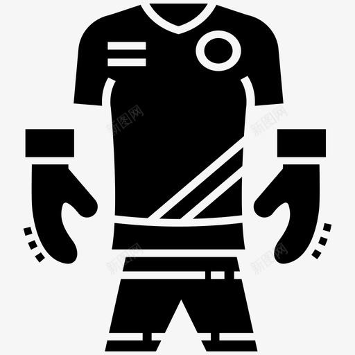 运动套件足球服装足球装备图标svg_新图网 https://ixintu.com 制服 图标 套件 服装 球员 符号 装备 足球 运动