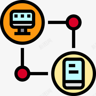 通信通信161线颜色图标图标