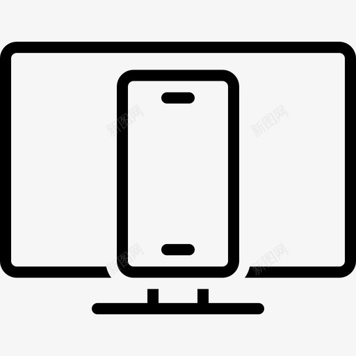 移动桌面计算机设备图标svg_新图网 https://ixintu.com 手机 智能 桌面 移动 计算机 设备