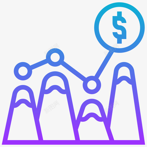 数据分析区块链37梯度图标svg_新图网 https://ixintu.com 区块 数据分析 梯度