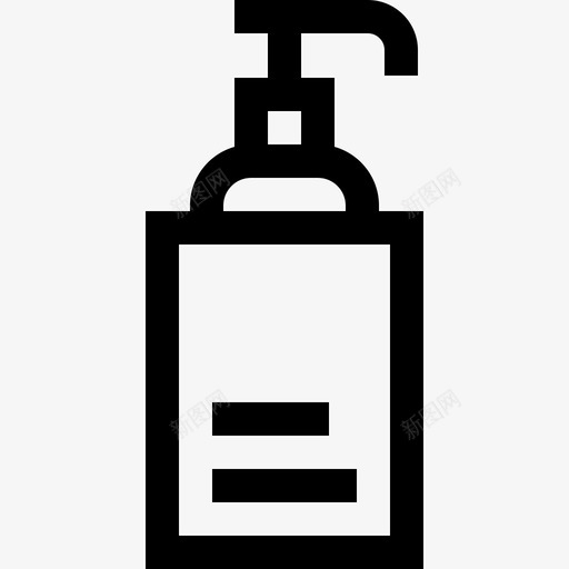 液体肥皂洗衣房30线性图标svg_新图网 https://ixintu.com 洗衣房 液体 线性 肥皂