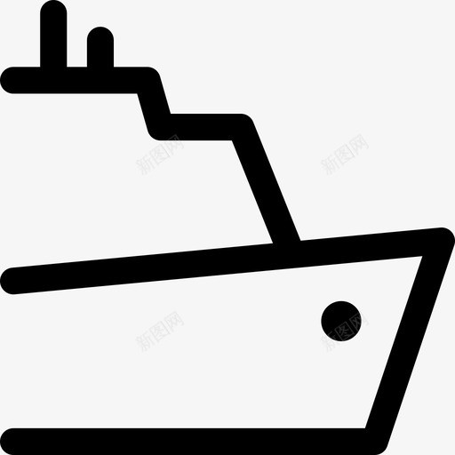 船游轮渡轮图标svg_新图网 https://ixintu.com 旅行 海军 渡轮 游轮 运输