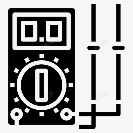 万用表电子装置15加注图标svg_新图网 https://ixintu.com 万用表 加注 电子 装置