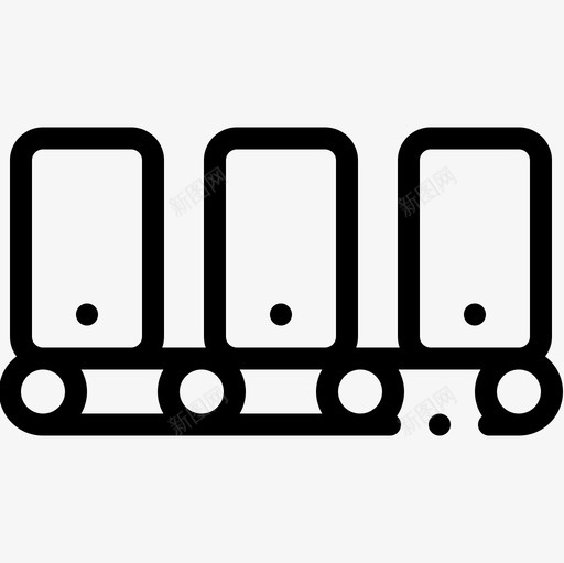 输送机批量生产14线性图标svg_新图网 https://ixintu.com 批量生产 线性 输送机
