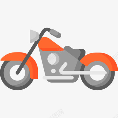 摩托车车辆和运输工具10辆平车图标图标