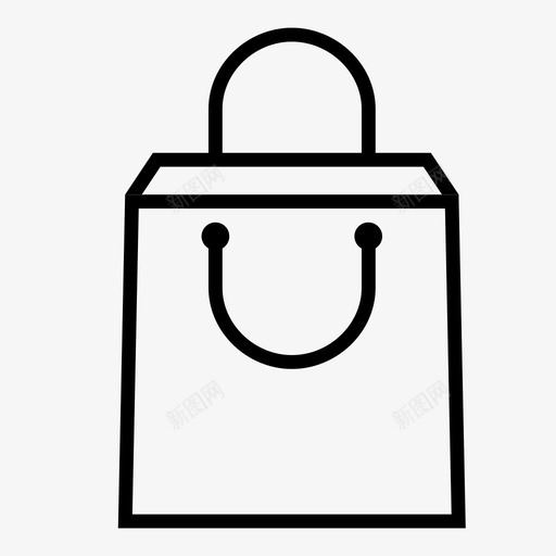 购物袋购买电子商务图标svg_新图网 https://ixintu.com 电子商务 货币 购买 购物 购物袋 金融