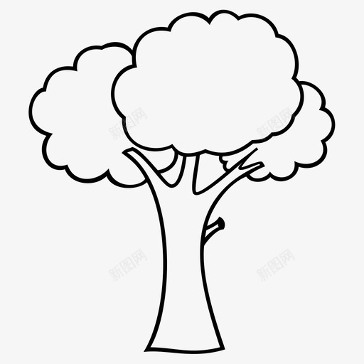 树植物树干图标svg_新图网 https://ixintu.com 树干 植物