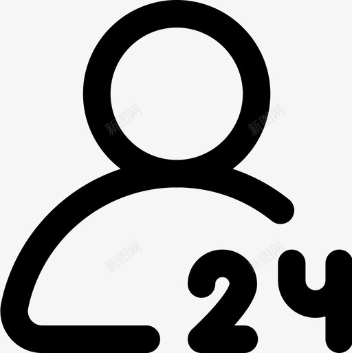 24小时交货105交货提纲图标svg_新图网 https://ixintu.com 24小时 交货 提纲