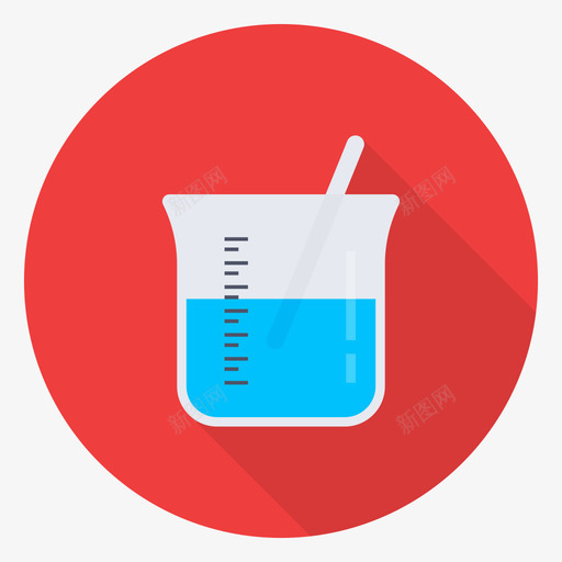 烧杯实验室科学1圆形图标svg_新图网 https://ixintu.com 圆形 实验室 烧杯 科学