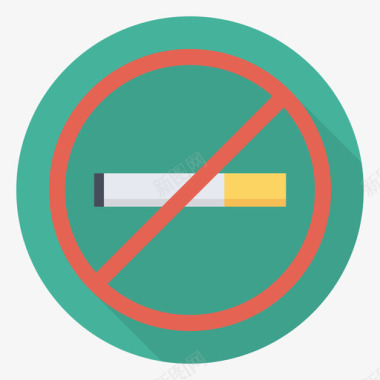 禁烟健康健身1循环图标图标