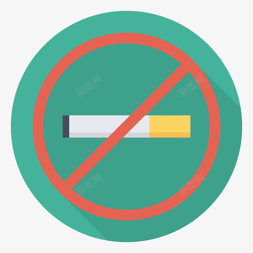 禁烟健康健身1循环图标svg_新图网 https://ixintu.com 健康 健身 循环 禁烟