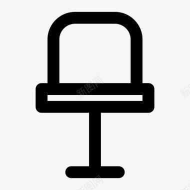 椅子舒适座椅图标图标